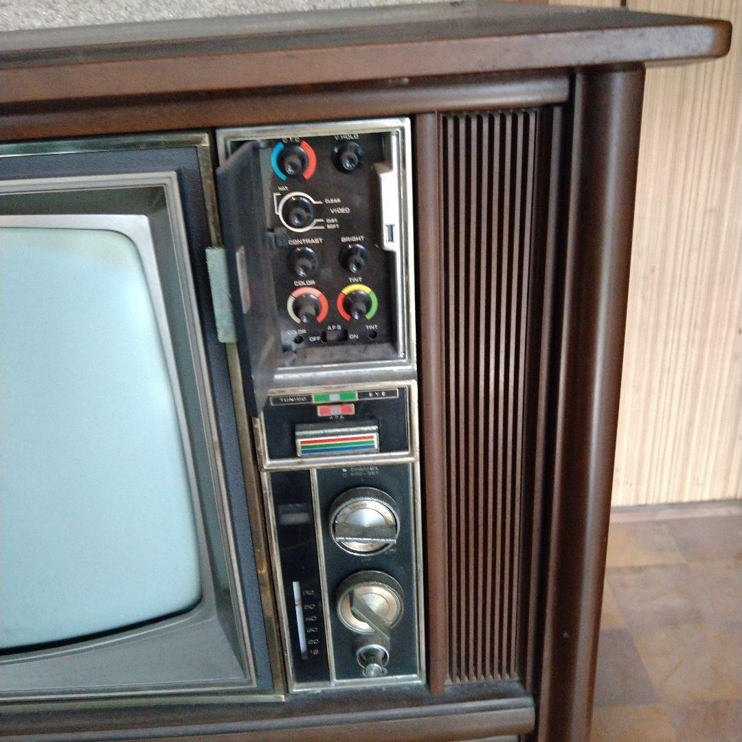 テレビ 昭和 昭和レトロ ジャンク品 日立 18インチ位