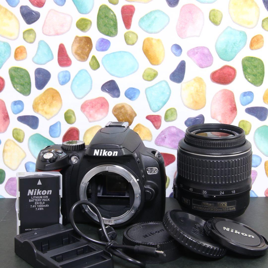 ♥︎◇NIKON ニコン D60 ◇スマホ転送♪ ◇ショット数極少♪