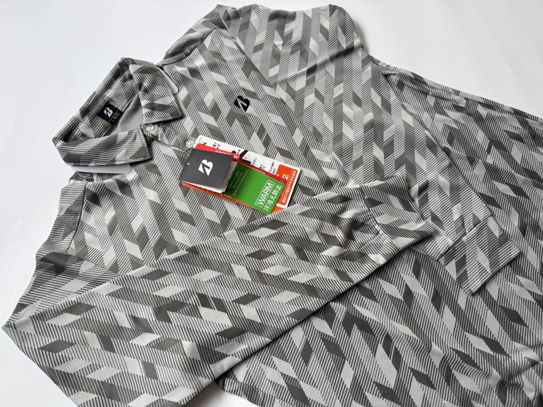 ゴルフウェア L 秋 冬 メンズ ゴルフウエア 長袖 新品 ゴルフ用 シャツ