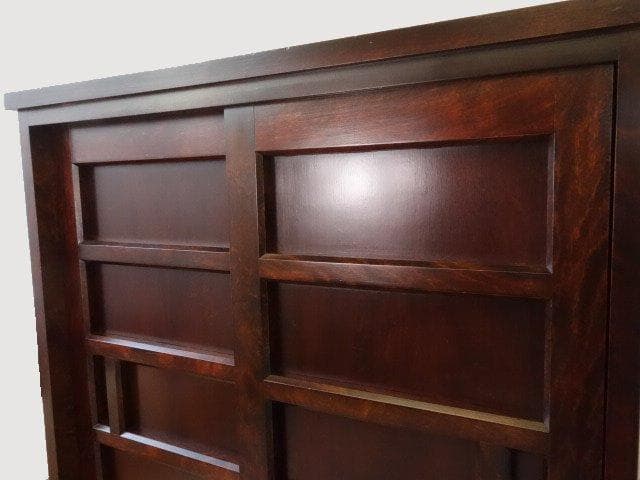 松本民芸家具　下駄箱　USED　再塗装済