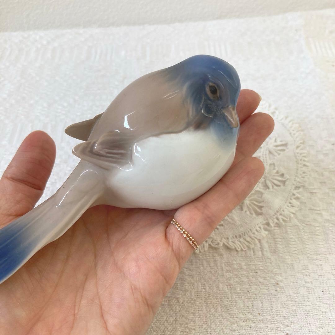 【歳末SALE】ロイヤルコペンハーゲンB＆G 鳥のオブジェ美品2羽セット