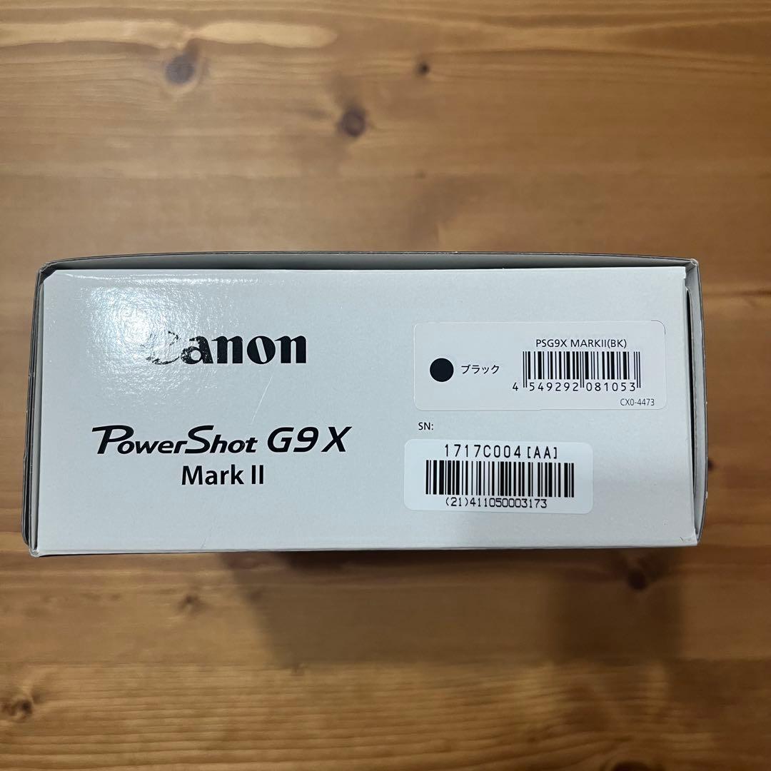 【匿名配送】Canon PowerShot G9X MarkII ブラック