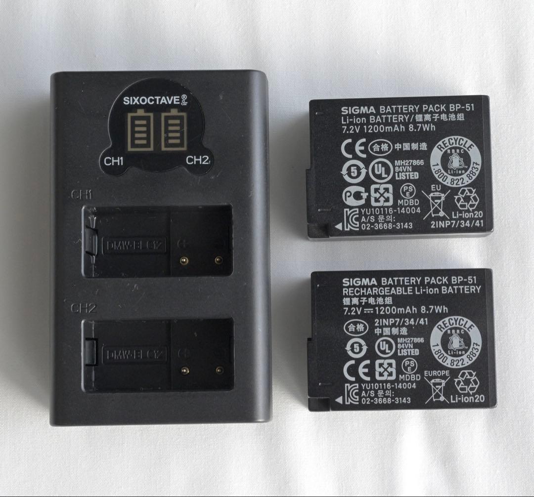 SIGMA fp ボディ＋純正バッテリー2個付き