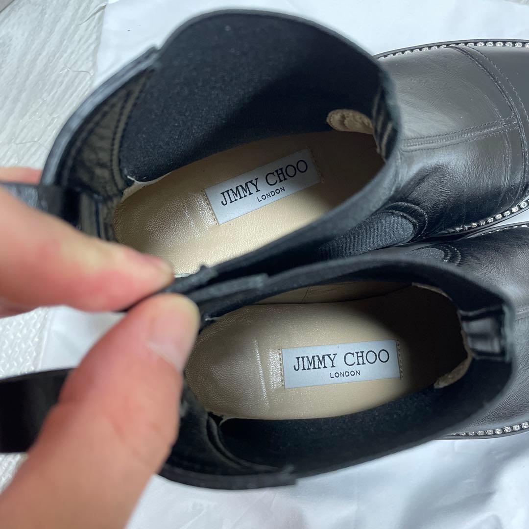 【極美品】定価12.7万 JIMMY CHOO ジミーチュウ CLYTONブーツ