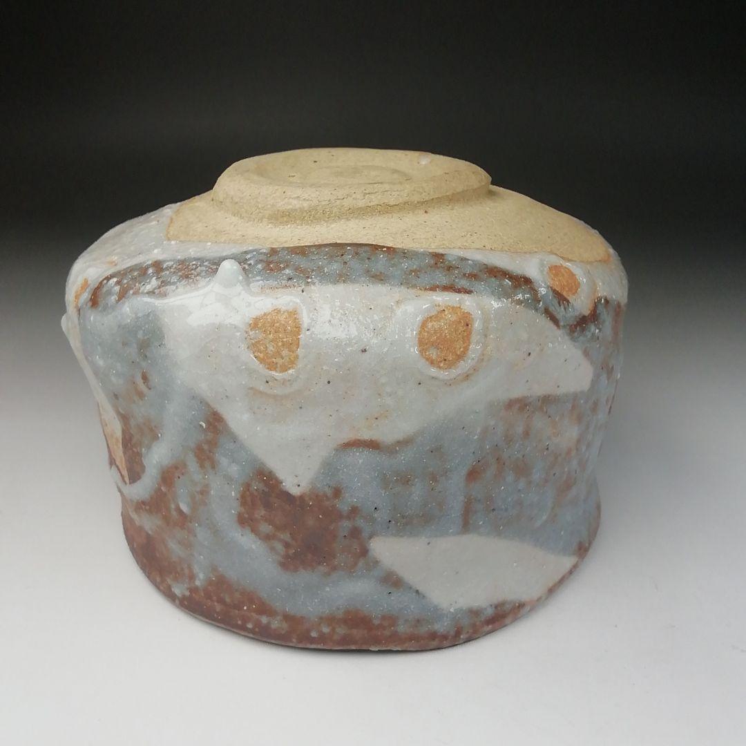 Ｔ４９２　茶碗　『鼡志野』『土渕善丕氏 造』　共箱　抹茶碗　茶道具