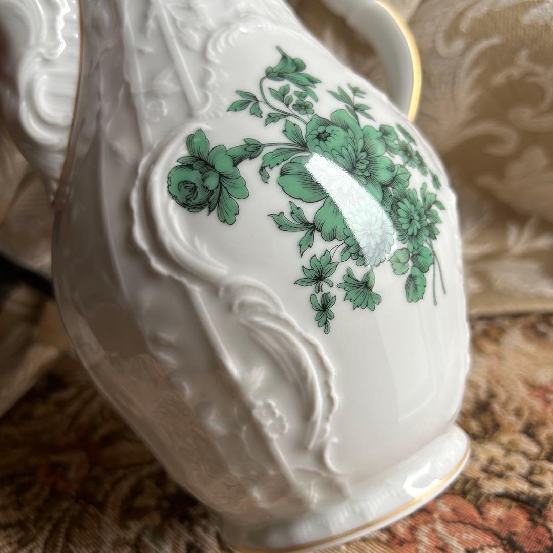 ドイツ製 Rosenthal サンスーシ宮殿の庭園 ― マイセンフラワーグリーン