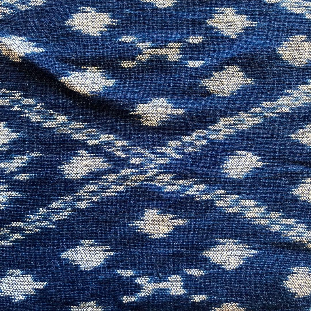 sorairo★うさとの服 藍染風・ヘンプ混 イカパンツ／巻きスカート風