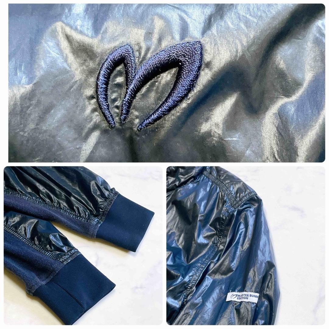 マスターバニーエディション 切替 フード内臓ジップアップブルゾン ロゴ刺繡 4