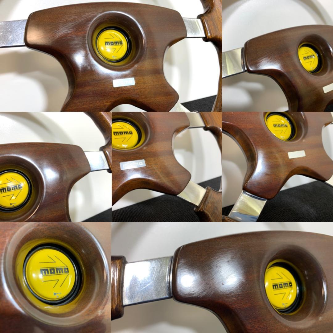 モモ アストラ ウッド ステアリング 36パイ ホーンボタン付 希少 美品