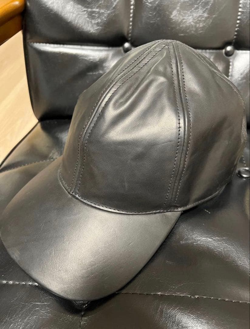 prasthana×GUIDI レザーキャップ