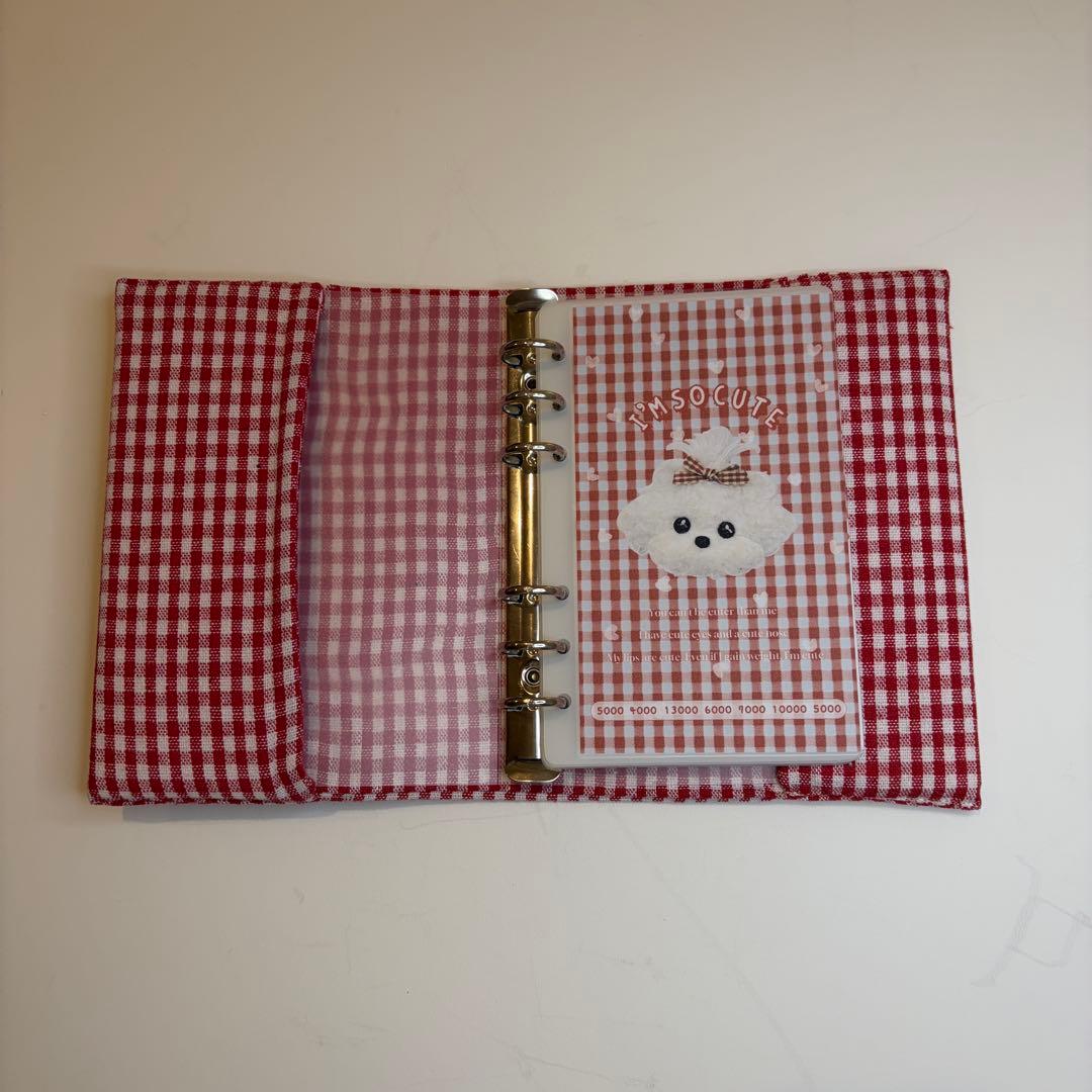 ふわふわわんちゃん　バインダーカバー　リフィルセット　A6 韓国
