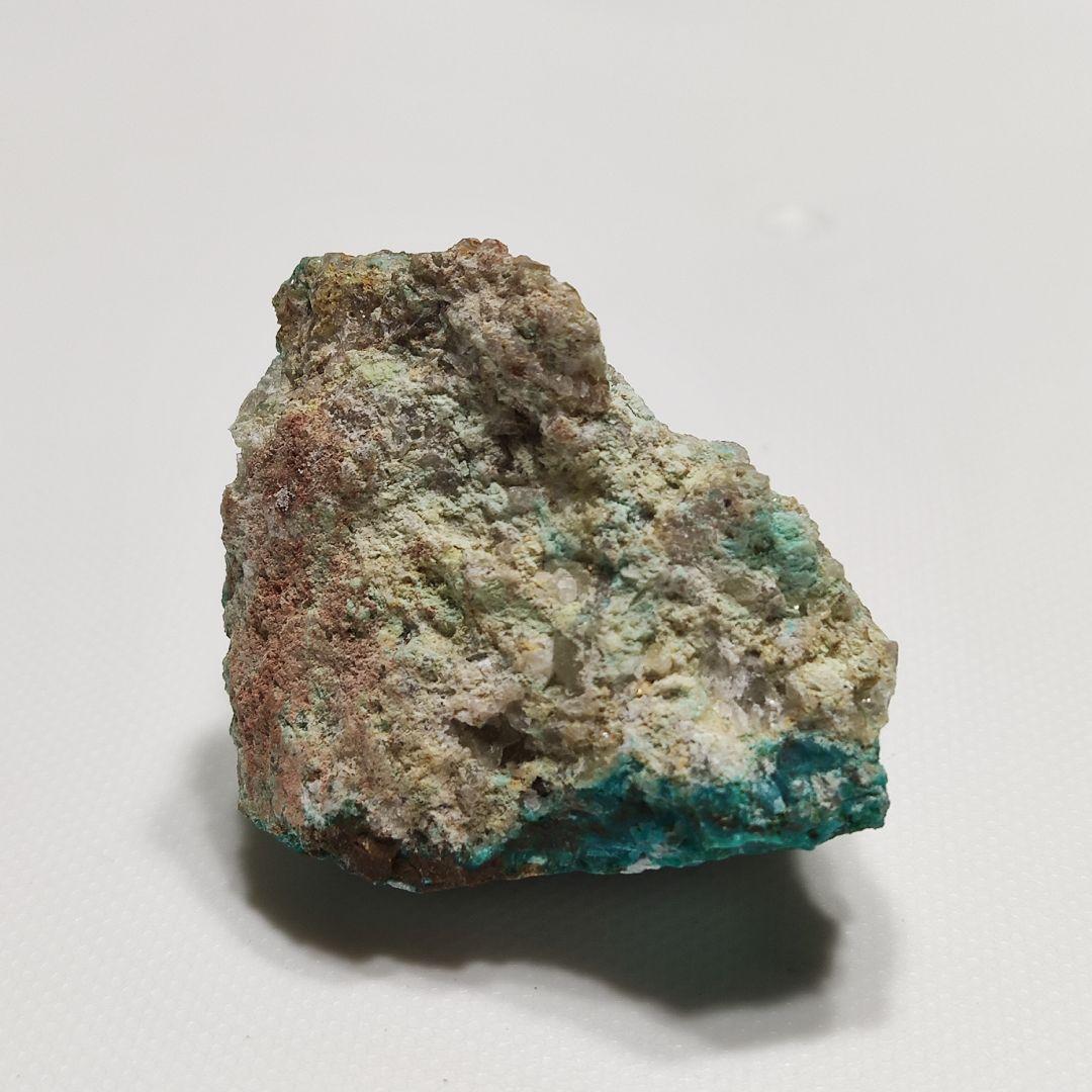 パワーストーン　天然石　クリソコラ　珪孔雀石　原石　37 g　No.55