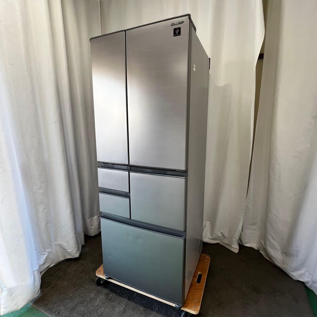 ★133　冷蔵庫　シャープ　500ℓ　大型　シルバー　安い　中古　設置無料