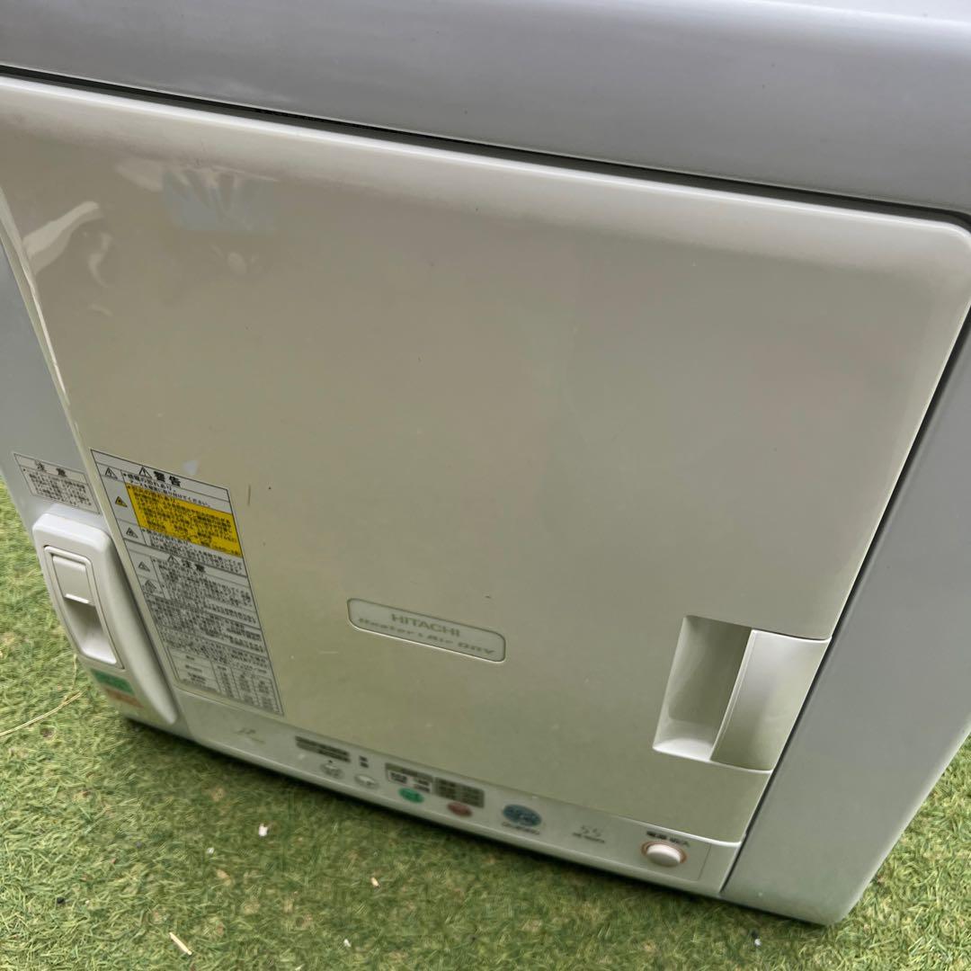 【動作品】HITACHI 日立 5.5kg 衣類乾燥機 DE-N55FX-W