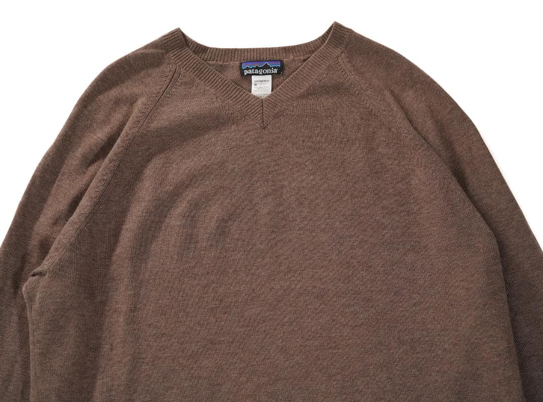 11AW Patagonia カシミヤ混 ウール Vネック ニット セーター L