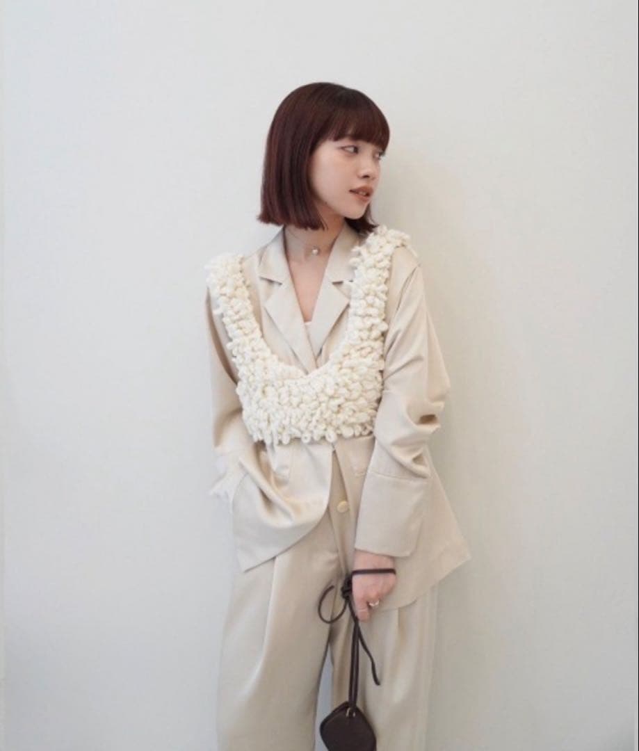新品未使用anuke アンヌークSatin Tailored Shirts