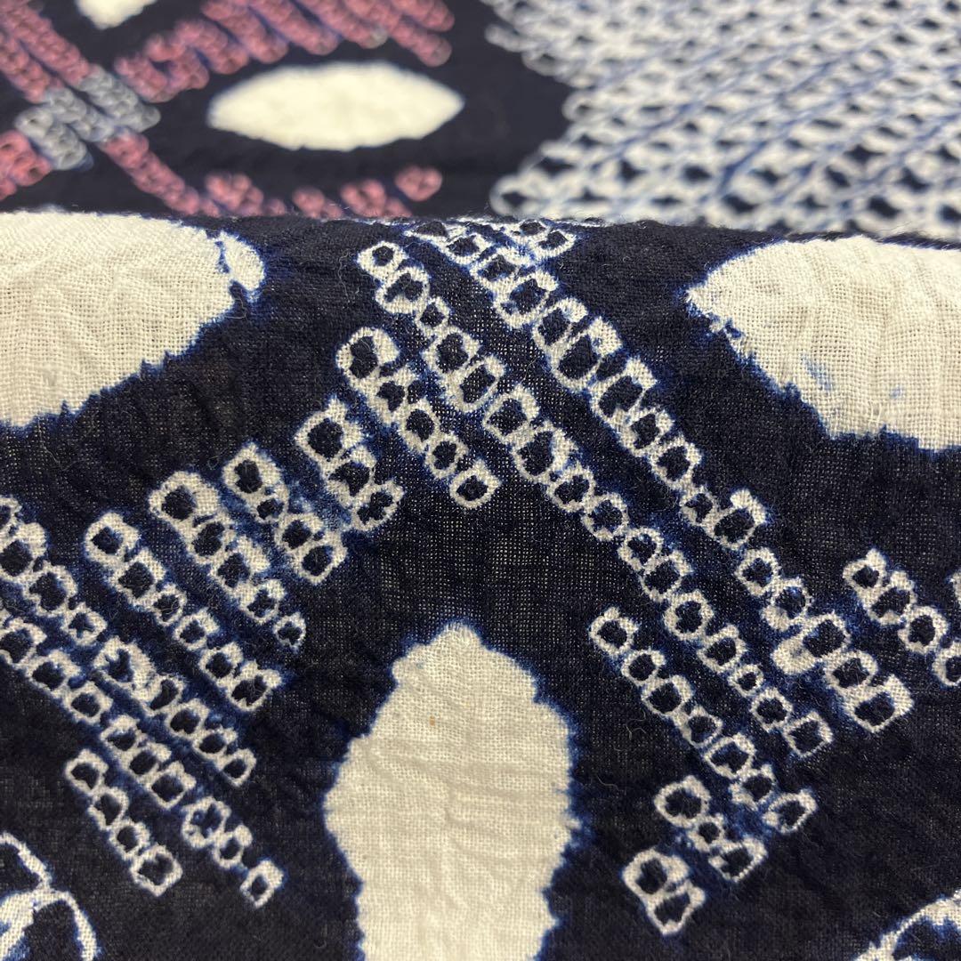 ◎mk-0091　有松鳴海　絞り浴衣　有松絞り　ゆかた　ｋ-7-25