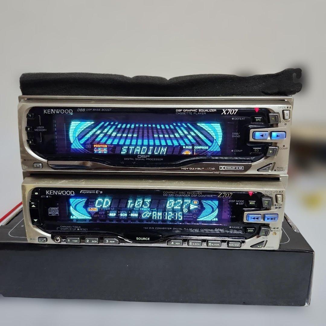KENWOOD X707 Z707 CDプレーヤーセット