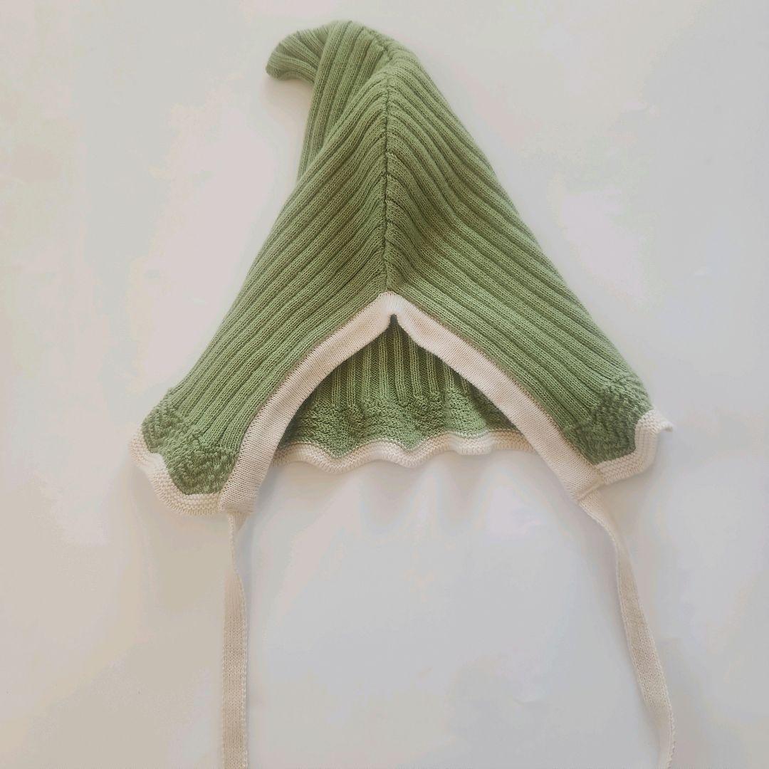 MABLI 23ss ロンパース ボンネット セット　コビト 小人 マブリ 緑