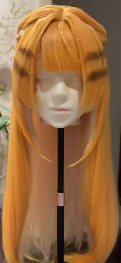 橘福福コスプレmサイズ　セット済みウイッグ/靴付き　ゼンゼロ