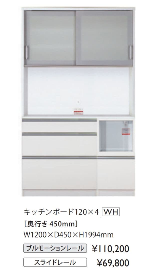 ケユカ キッチンボード【送料込み】