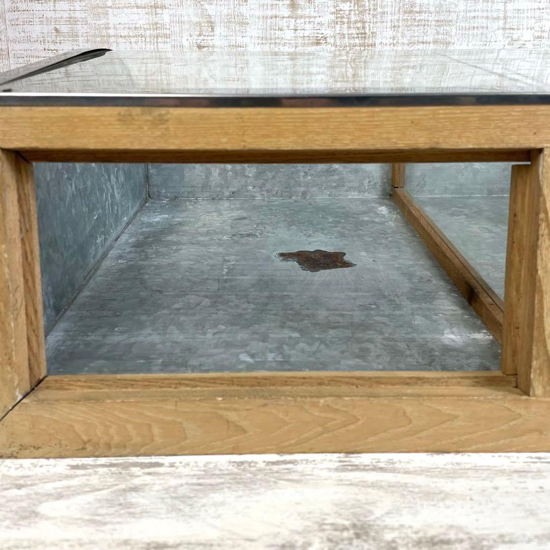 昭和レトロ　駄菓子屋ガラスケース　ショーケース　陳列棚　ビンテージ　古家具