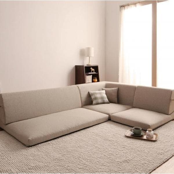 最安値！新品！送料込み！ ローソファー 3人掛け ソファーベット カウチ 17