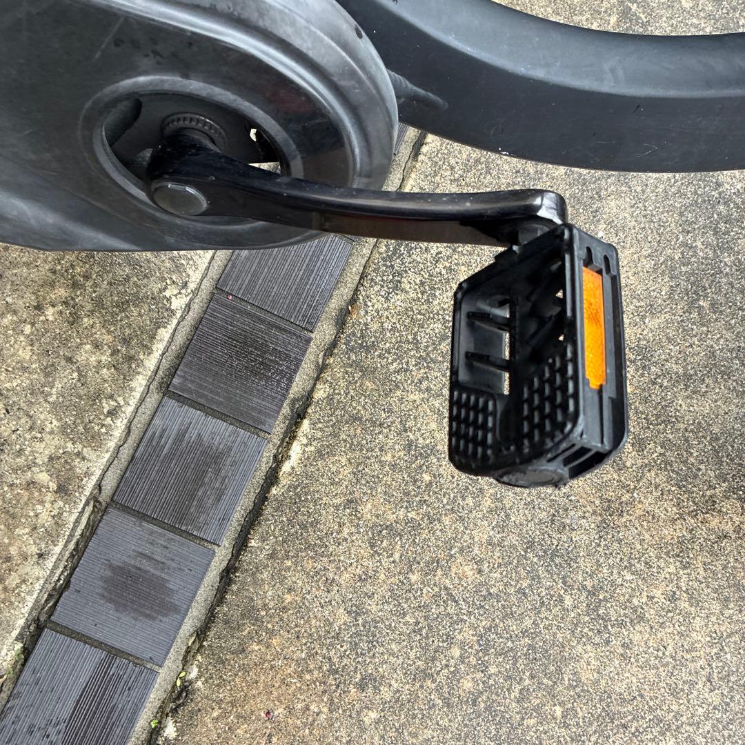 電動アシスト自転車 シティタイプ 黒