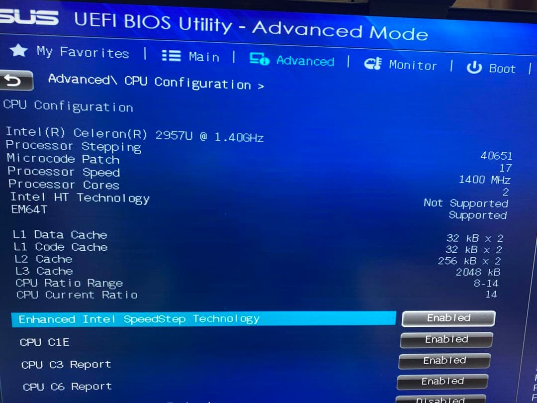 ミニPC D5M017 N42 Celeron 2957U 1.40GHz/2GB