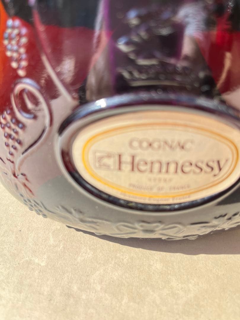 Hennessy X.O.ヘネシー コニャック 古酒 旧ボトル 金キャップ