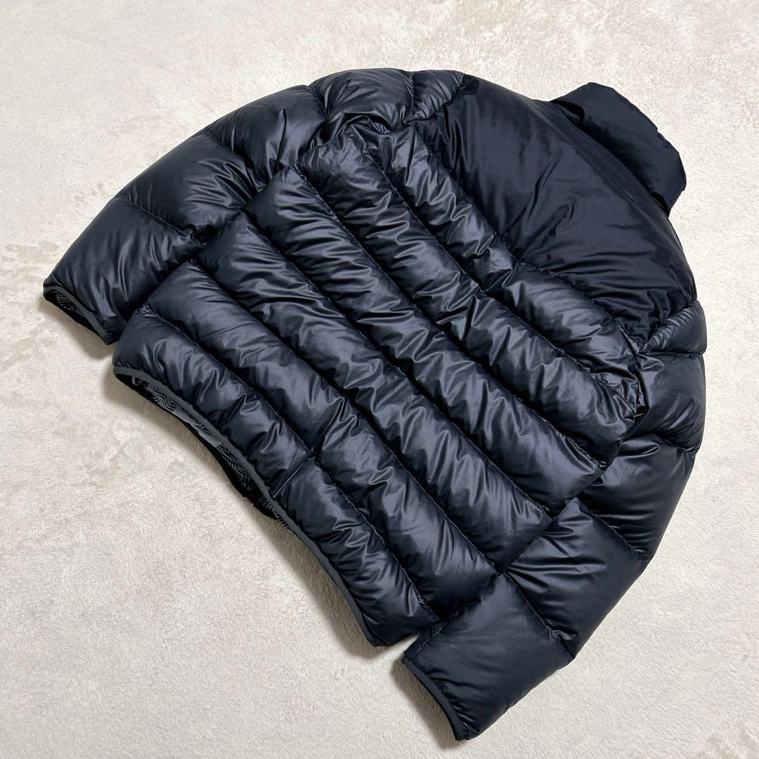 未使用級 OLD NIKE リバーシブル ダウンジャケット L ダークグレー 黒