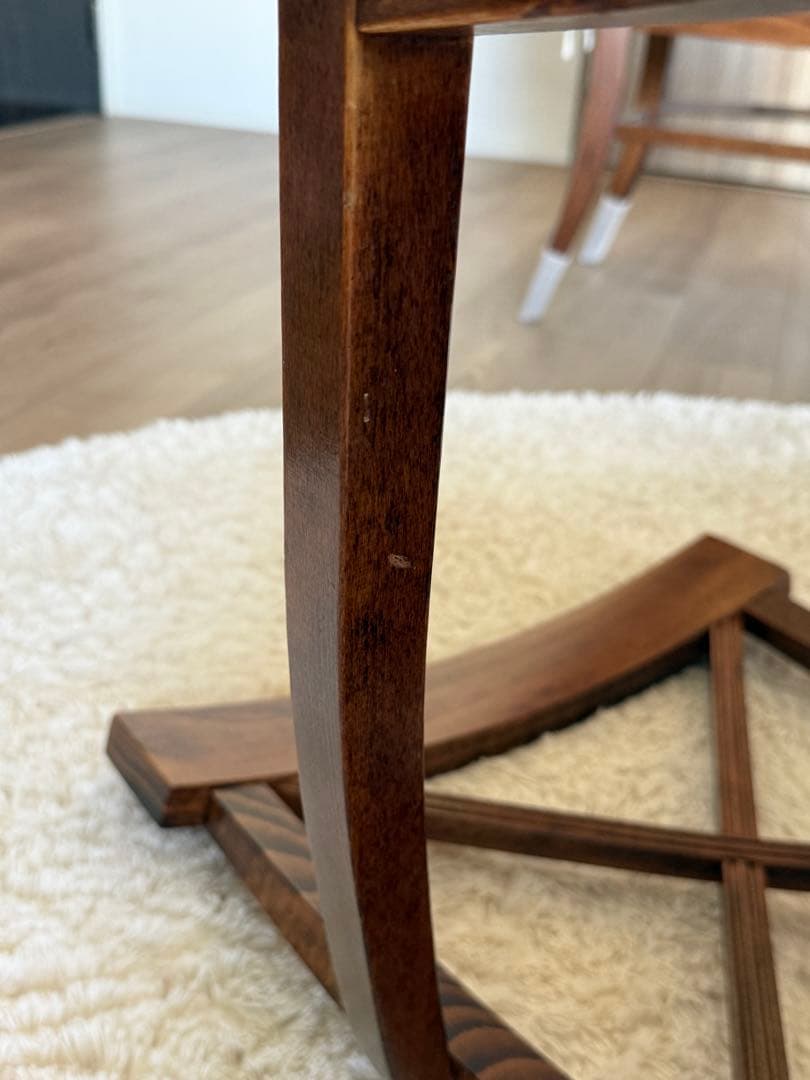 [m]木製ダイニングチェア肘掛付1