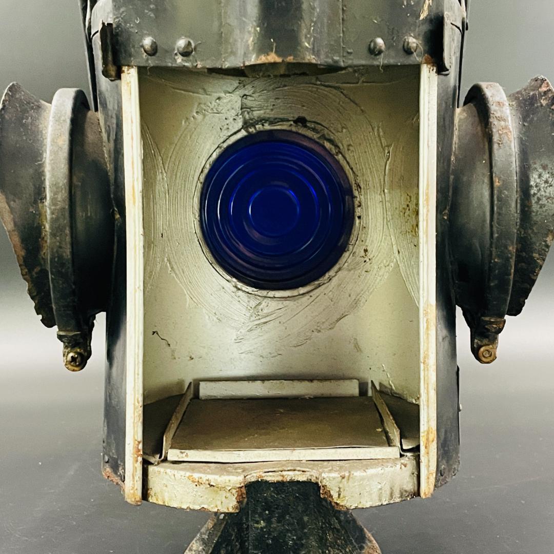 希少 コレクター放出品 転テツ標識灯 1974年 鉄道標識 国鉄 昭和レトロ