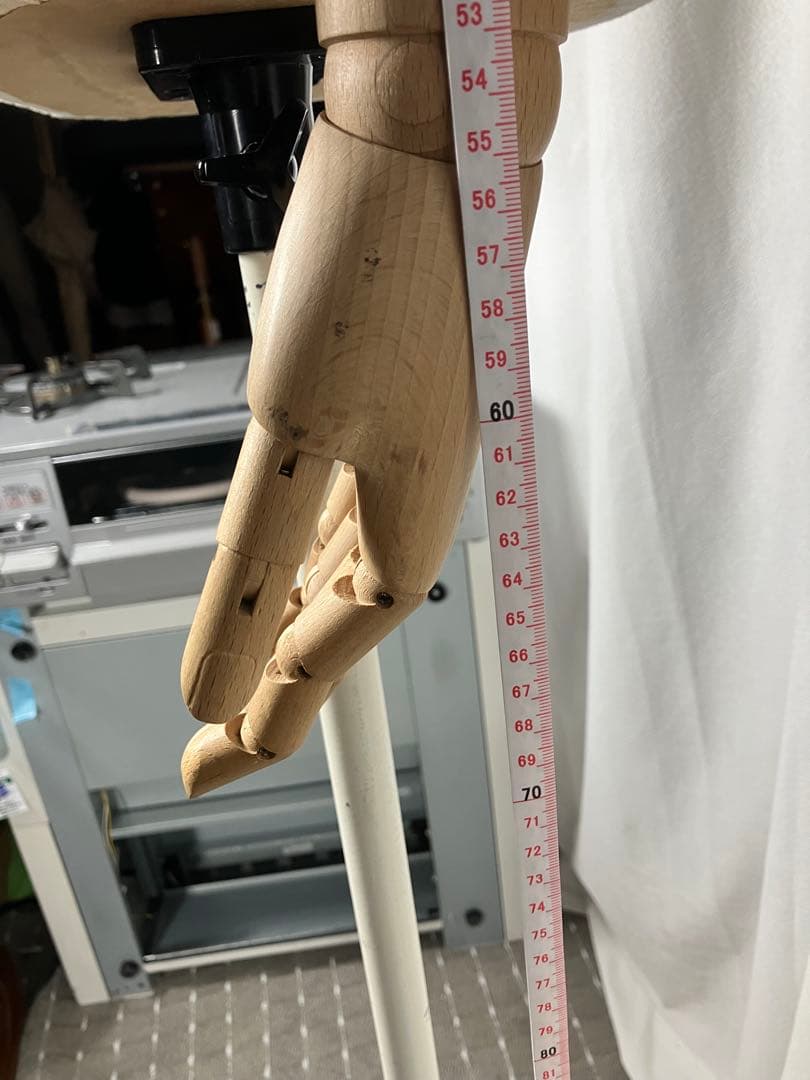 希少　東京キイヤ メンズトルソー マネキン 木製可動アーム付