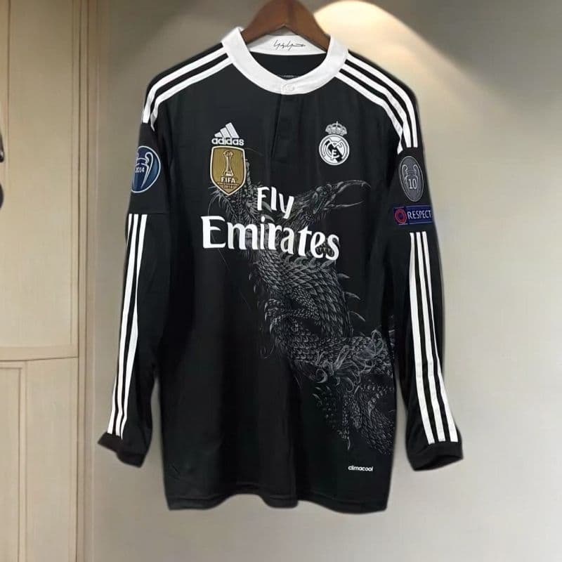 14-15 レアル・マドリード Sergio Ramos 長袖 シャツ 背番号4