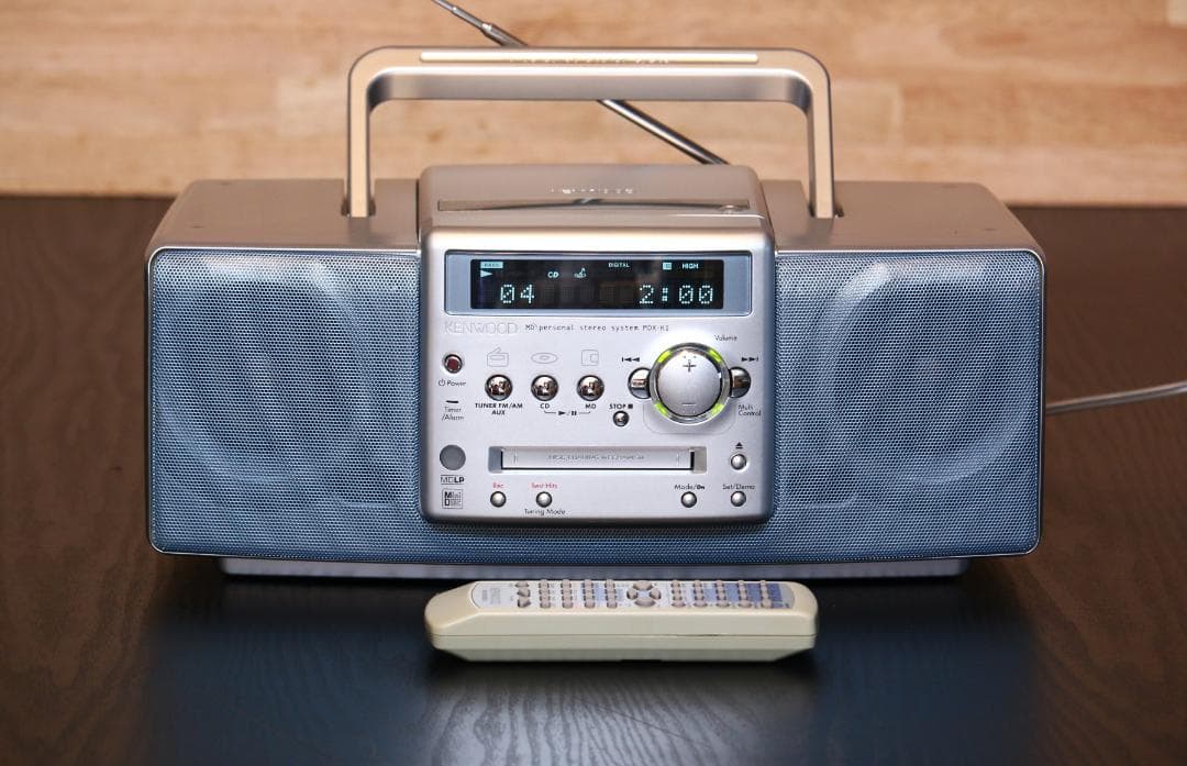 KENWOOD MDX-K1 CD/MD/TUNER コンポ ラジカセ シルバー