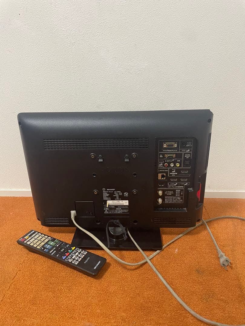 晴天　プロフ必須  SHARP 液晶テレビ 19V型 LC-19K5