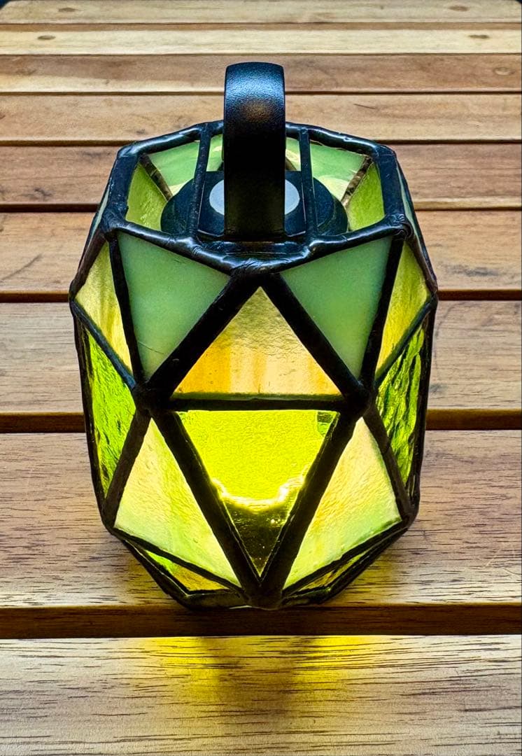 LM4サイズ　ランプシェード　ステンドグラス　〜tubomi〜