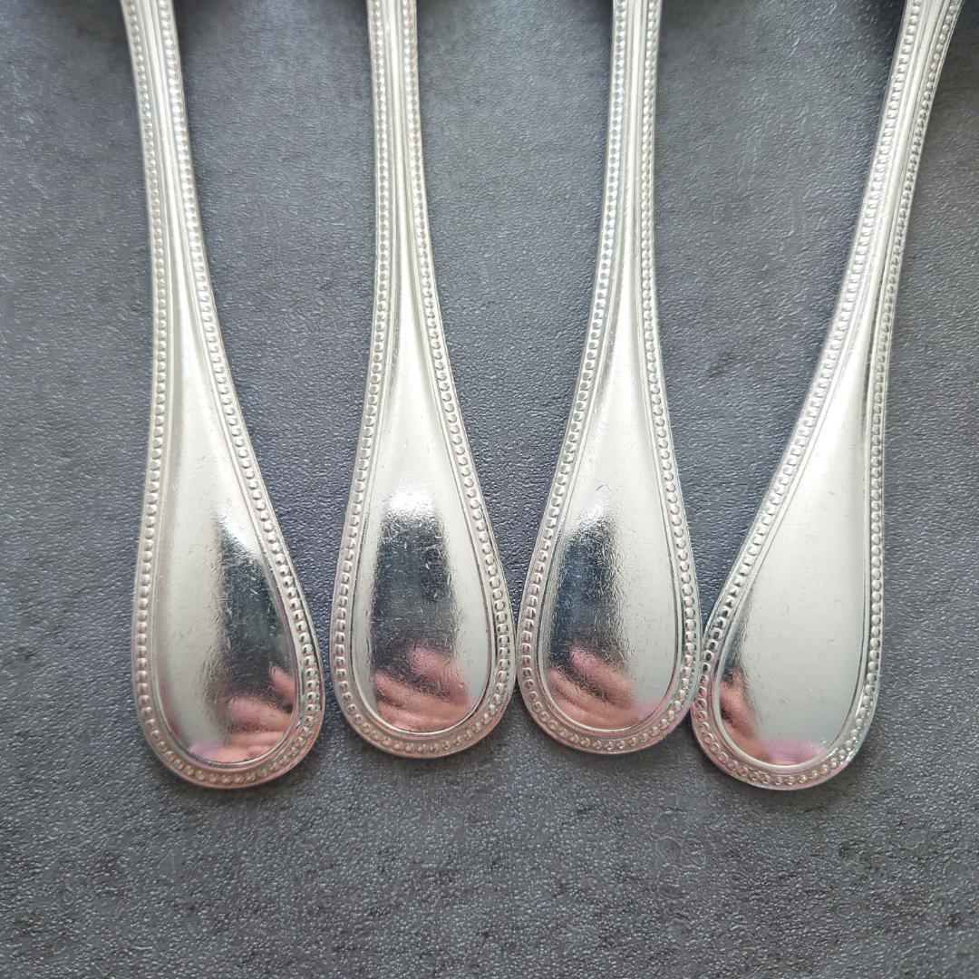 希少 クリストフル パール デザートスプーン 4点