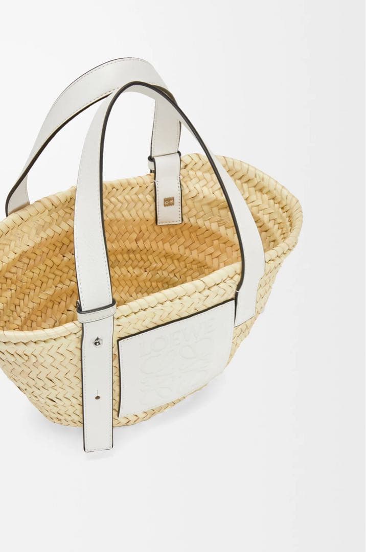 LOEWE ロエベ　バスケットバッグ　スモール　ホワイト