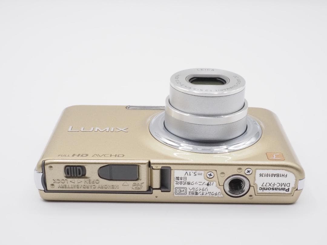 ■良品■ パナソニック LUMIX DMC-FX77 （ゴールド）♯0556