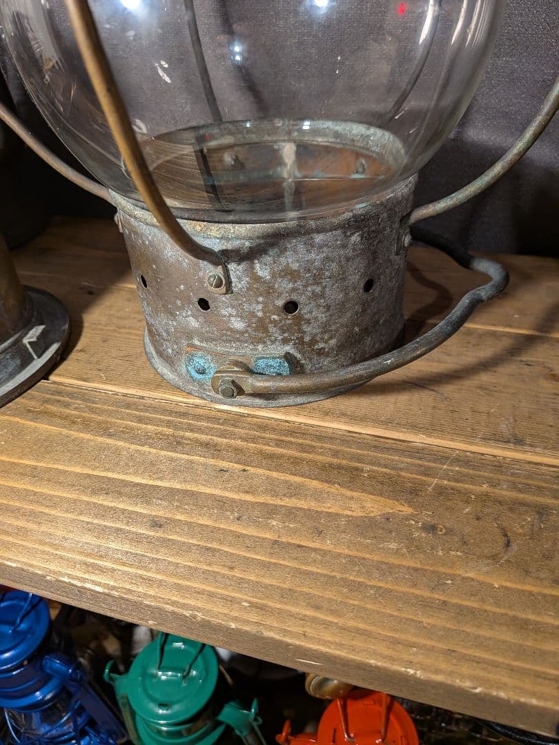 日本船燈 昭和32年 WHITE LIGHT マリンランプ ニッセン ランタン