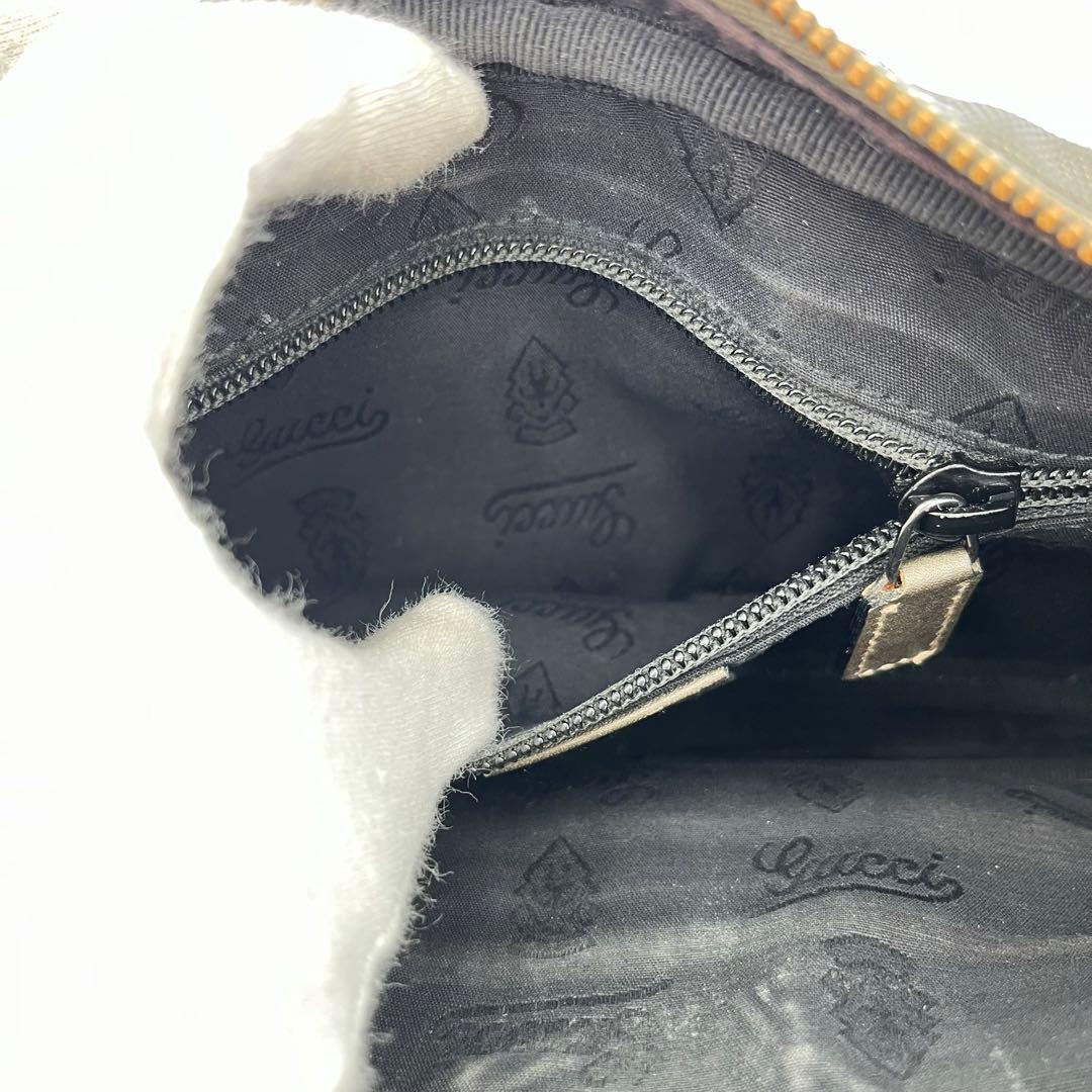 GUCCI ショルダーバッグ ポシェット 斜めがけ GGインプリメ ロゴ PVC