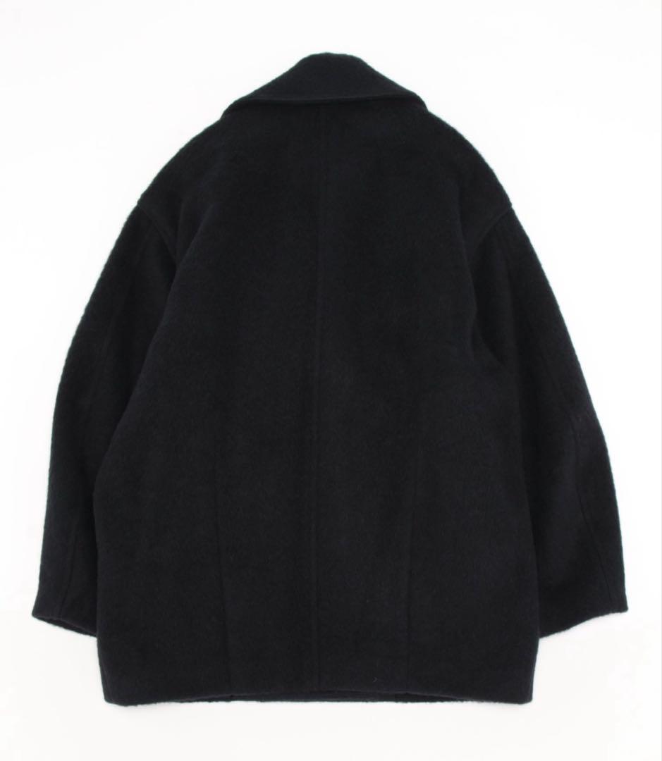 clane OVER LINE DOUBLE COAT ブラック