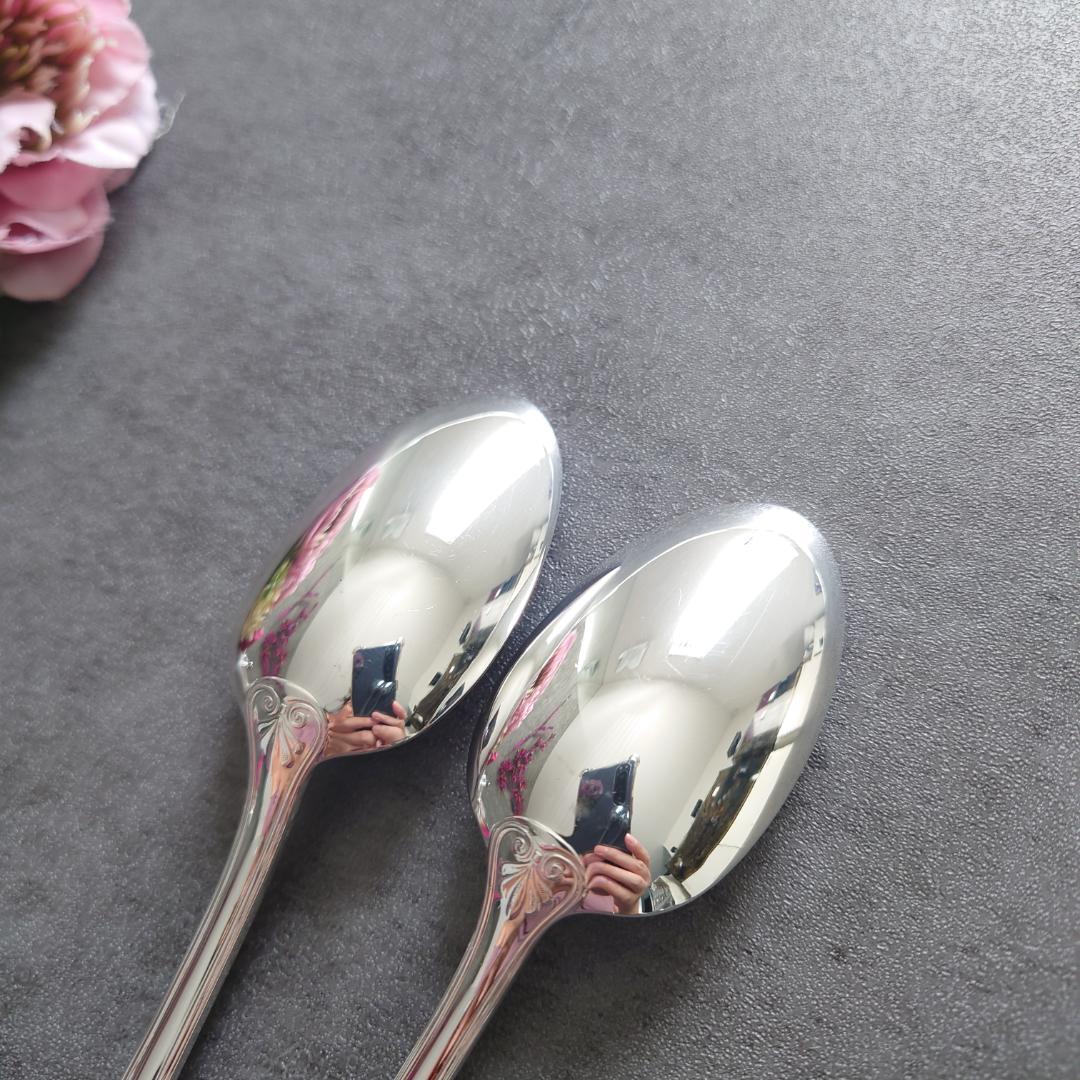 美品 クリストフル マルメゾン ティースプーン 2点