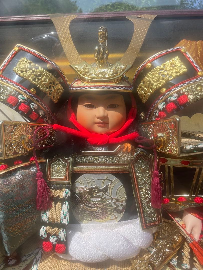 12号　童大将　 五月人形　端午の節句　ケース飾り　五月人形　子どもの日　レトロ