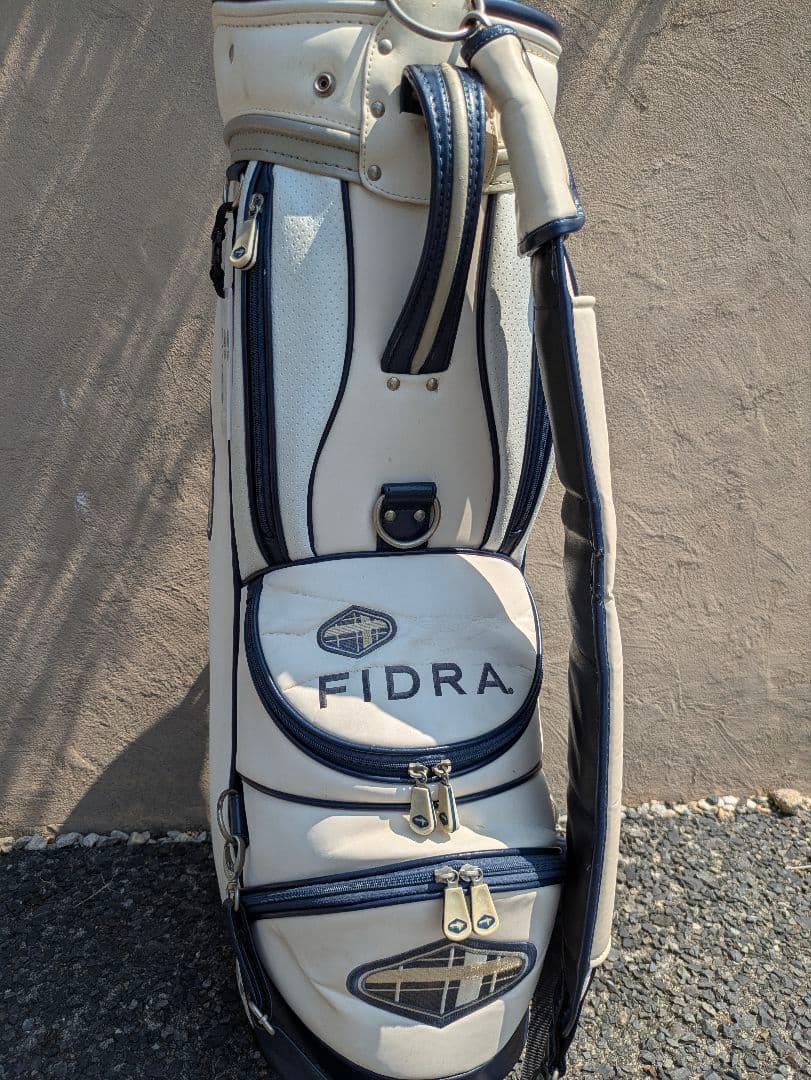 フィドラ大型キャディバッグ中古メンズFIDRAゴルフクラブバッグオシャレ