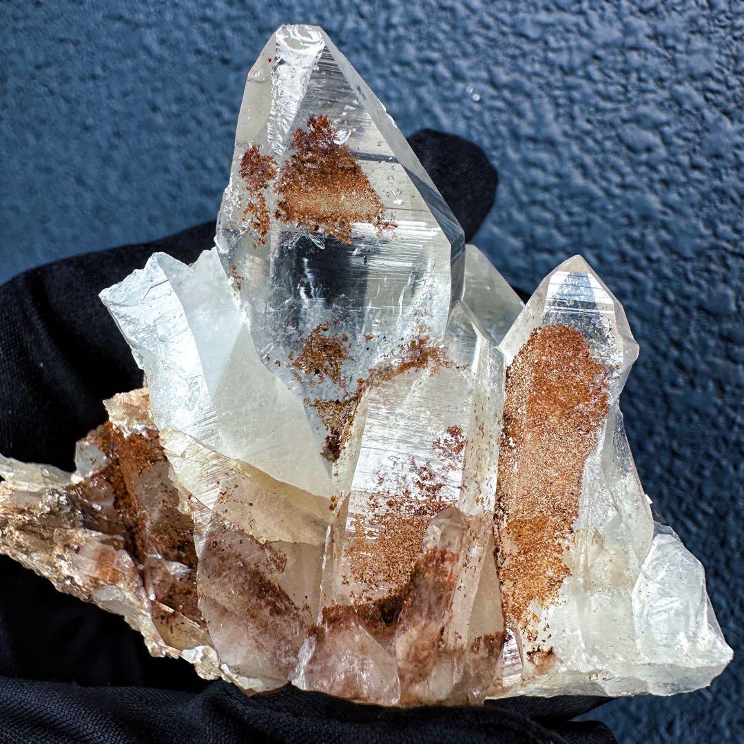 希少高透明度❗️マニカラン産レインボーヒマラヤ水晶クラスター超強いパワーA1409