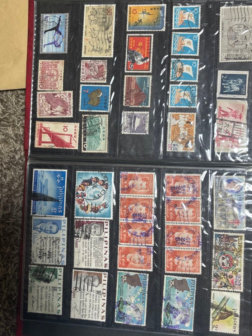 中国パンダ切手　アメリカ切手　海外切手　使用済み切手