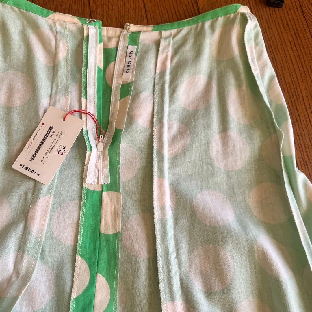 タグ付き　未使用　Mariquita フラメンコ　一点物　ファルダ　水玉